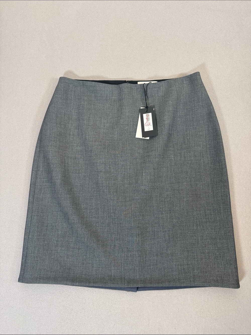 Babaton Classic Grey Pencil Skirt - Women's 6